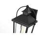 Luz 1 Light 14 inch Black Outdoor Wall Sconce
