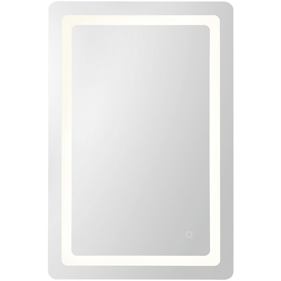 Seneca LED 24.13 inch Sandblasted Merc Edge Bath Vanity Light Wall Light