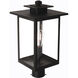 Rock Creek 1 Light 19.25 inch Textured Black Outdoor Post Mount