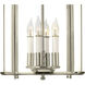 Gentry 4 Light 12 inch Polished Nickel Indoor Foyer Light Ceiling Light