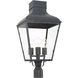 Dumont 3 Light 25.75 inch Graphite Outdoor Post
