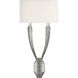 Chapman & Myers Ruhlmann 2 Light 10.75 inch Polished Nickel Double Sconce Wall Light in Linen