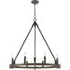 Harwell 8 Light 34.75 inch Antique Millwood Chandelier Ceiling Light