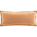 Cotton Velvet 30 X 12 inch Camel Pillow Kit, Lumbar