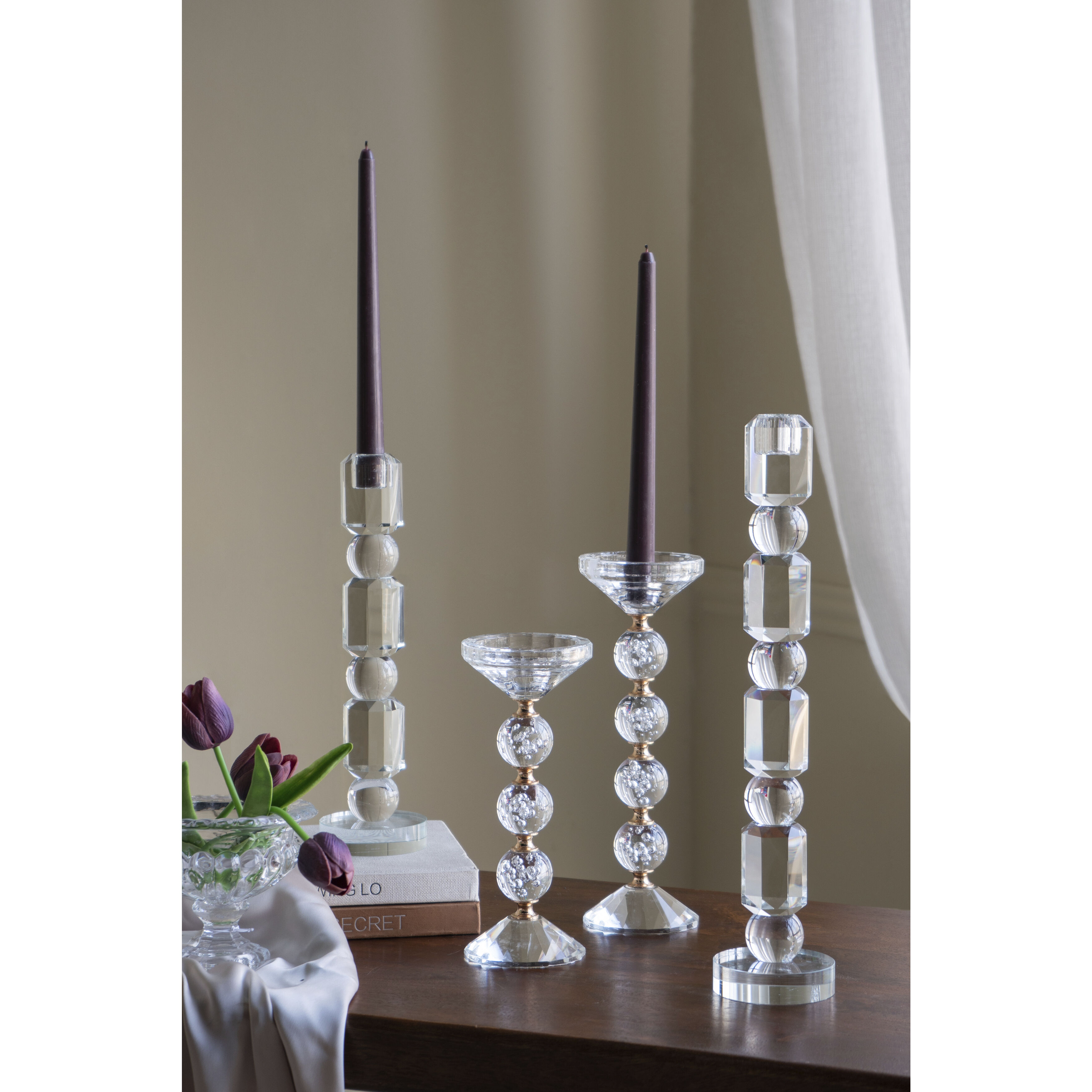 Anita 10.8 X 3.5 inch Candle Holder