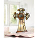 Evelyn 9 inch 7.00 watt Tiffany Art Glass Table Lamp Portable Light