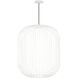 Sean Lavin Kai LED 22.5 inch Matte White Pendant Ceiling Light, Integrated LED
