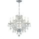 Maria Theresa 6 Light 20 inch Polished Chrome Chandelier Ceiling Light in Clear Swarovski Strass