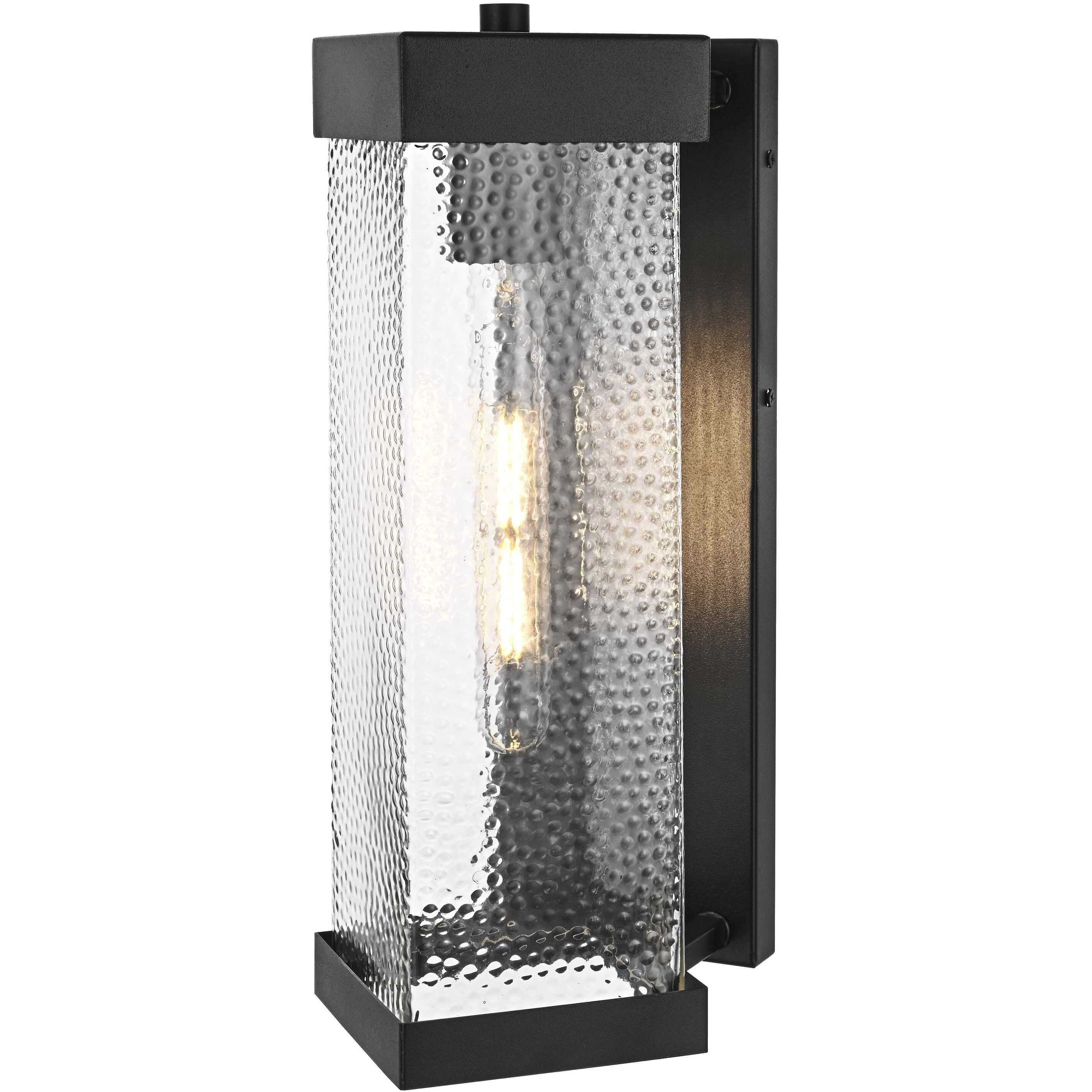 Swain 1 Light 16 inch Black Outdoor Wall Sconce