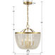 Rylee 4 Light 16.5 inch Antique Gold Chandelier Ceiling Light