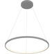Anello LED 31.5 inch Gray Pendant Ceiling Light