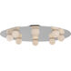 Kelly Wearstler Pertica LED 30 inch Polished Nickel Flush Mount Ceiling Light