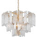 Piemonte 8 Light 32 inch Gold Leaf Chandelier Ceiling Light