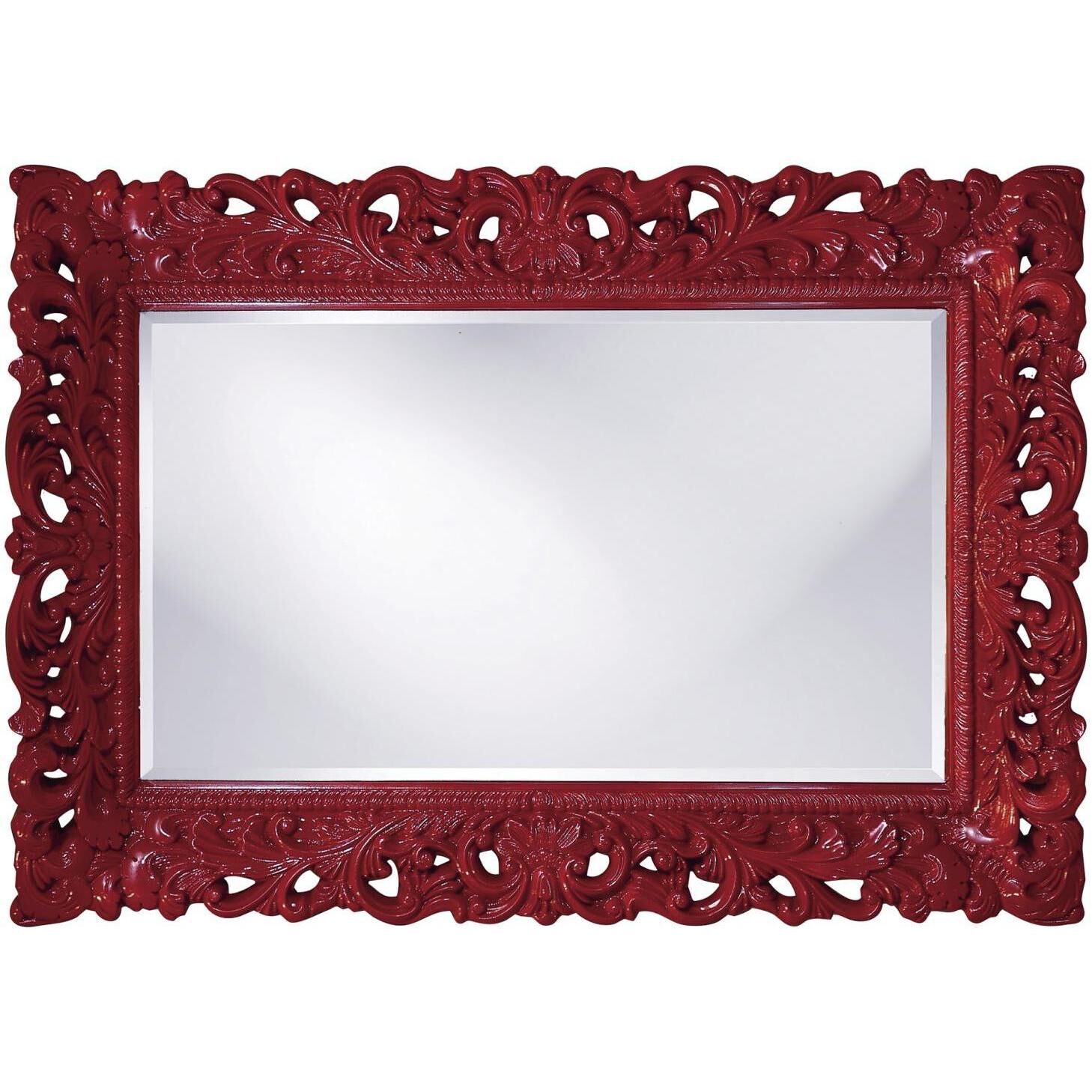 Barcelona 45 X 33 inch Burgundy Mirror