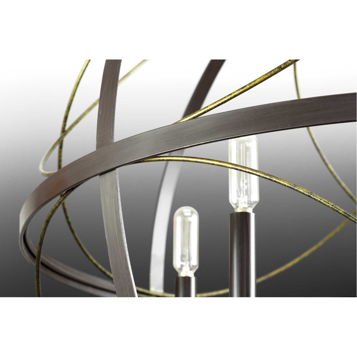 Gerald Ave 6 Light 28 inch Antique Bronze Pendant Ceiling Light