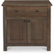 Gene Dark Brown Charging Nightstand