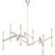 AERIN Brenta LED 54.5 inch Polished Nickel Chandelier Ceiling Light, Grande