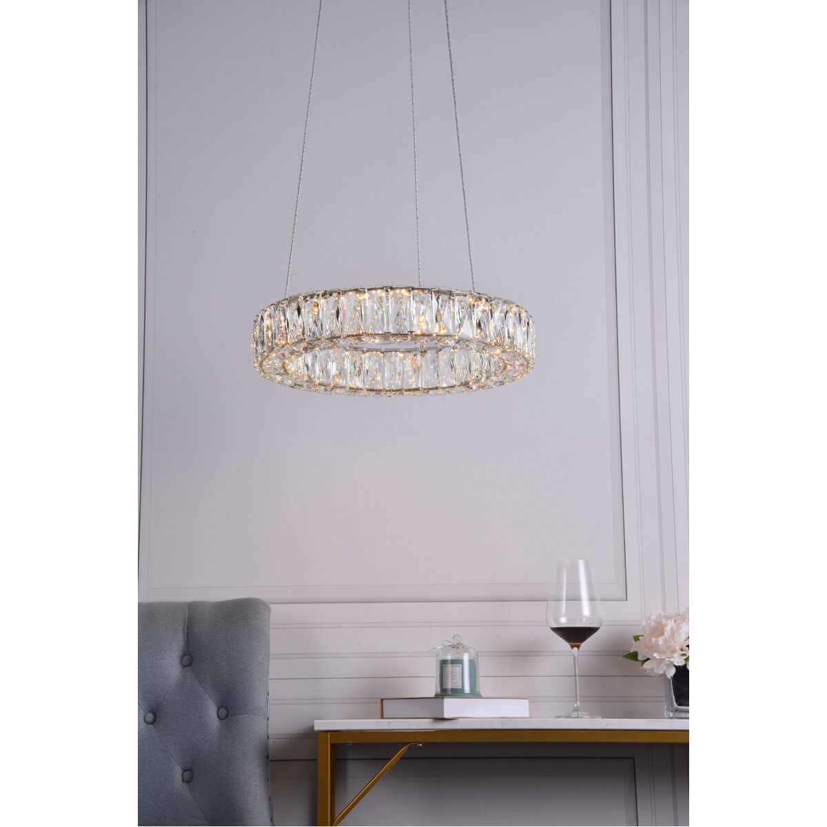 Monroe 18 inch Gold Pendant Ceiling Light
