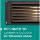 Hardy Island Louvered 12v 1.50 watt Matte Bronze Landscape Brick Light
