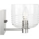 Drew & Jonathan Lochdale 2 Light 14.75 inch Brushed Nickel Vanity Light Wall Light, Medium