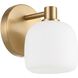 Valentina 1 Light 6.25 inch Champagne Gold Vanity Light Wall Light