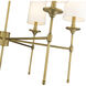 Emily 6 Light 38 inch Rubbed Brass Chandelier Ceiling Light