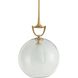 Estribo 1 Light 16 inch Antique Brass Pendant Ceiling Light
