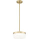 Renaud LED 9.25 inch Modern Gold Pendant Ceiling Light