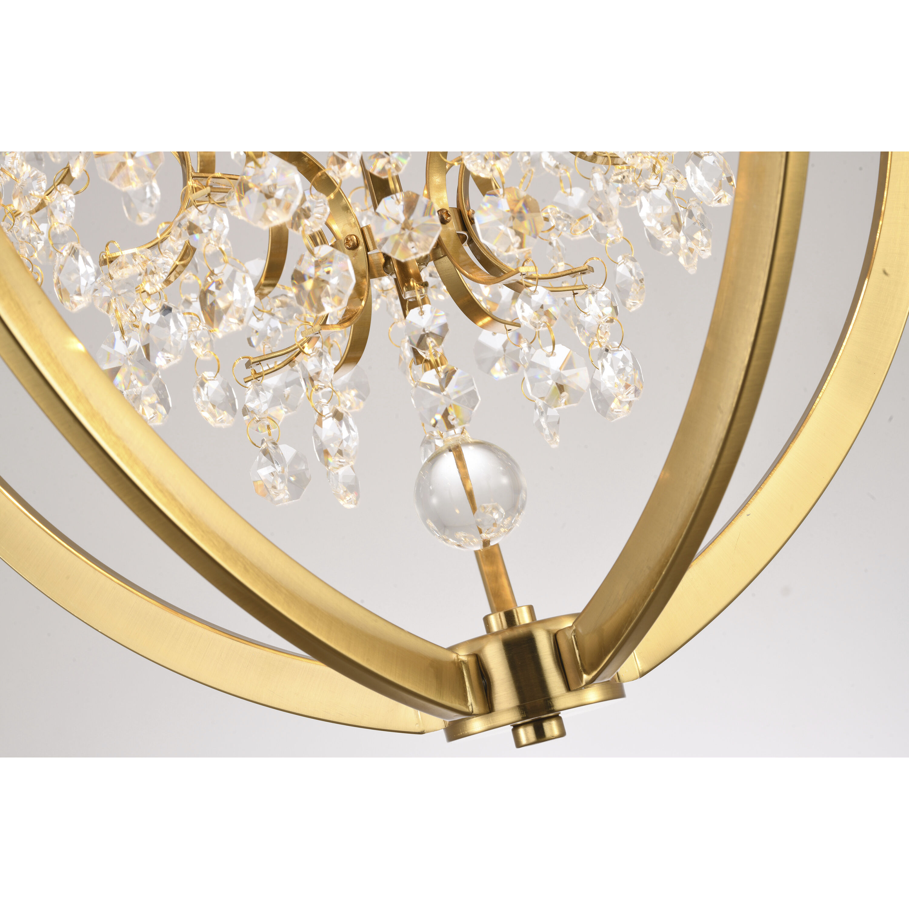 Canada 4 Light 18 inch Antique Brass Chandelier Ceiling Light