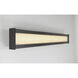 Dulton LED 42.25 inch Matte Black Outdoor Wall Sconce