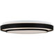 Aziza LED 19 inch Black Flush Mount Ceiling Light