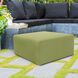 Universal 17 inch Moss Outdoor Ottoman, 36in Square, The Seascape Collection