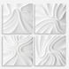 Snowdrift Fresh White Wall Decor, Set of 4