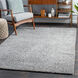 Bliss Shag 108 X 79 inch Medium Gray Rug in 7 x 9