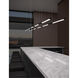 Tik-Tak LED 48 inch Satin Black Pendant Ceiling Light