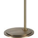 Samos 20.75 inch Antique Brushed Brass Table Lamp Portable Light