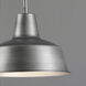 Pier M 1 Light 8.25 inch Weathered Zinc Outdoor Hanging Lantern