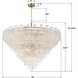 Addis 40 Light 62 inch Aged Brass Chandelier Ceiling Light