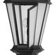 Crawford 1 Light 25 inch Textured Black Outdoor Post Lantern