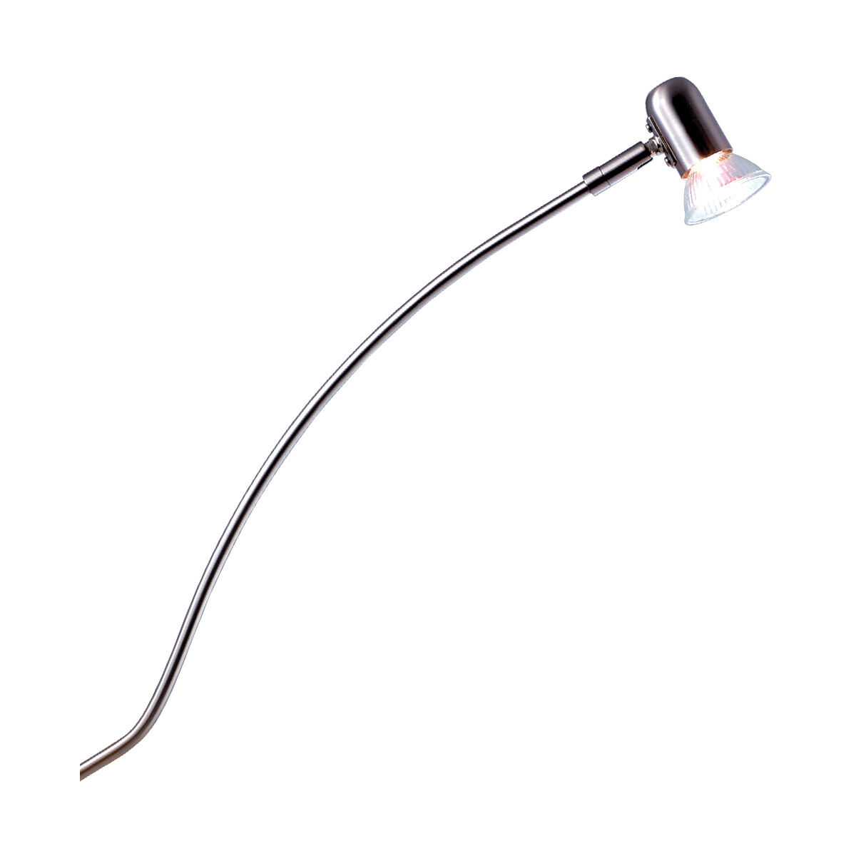 Series 128 35 watt 2.75 inch Satin Chrome Arclight Wall Light, Fixed Mount