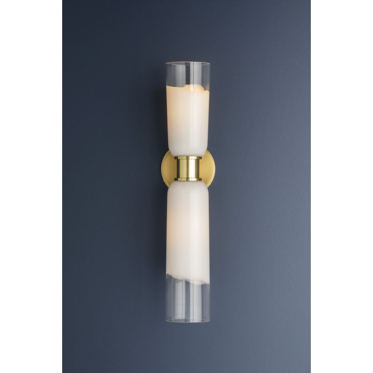 Wasson 2 Light 4.75 inch Aged Brass Wall Sconce Wall Light