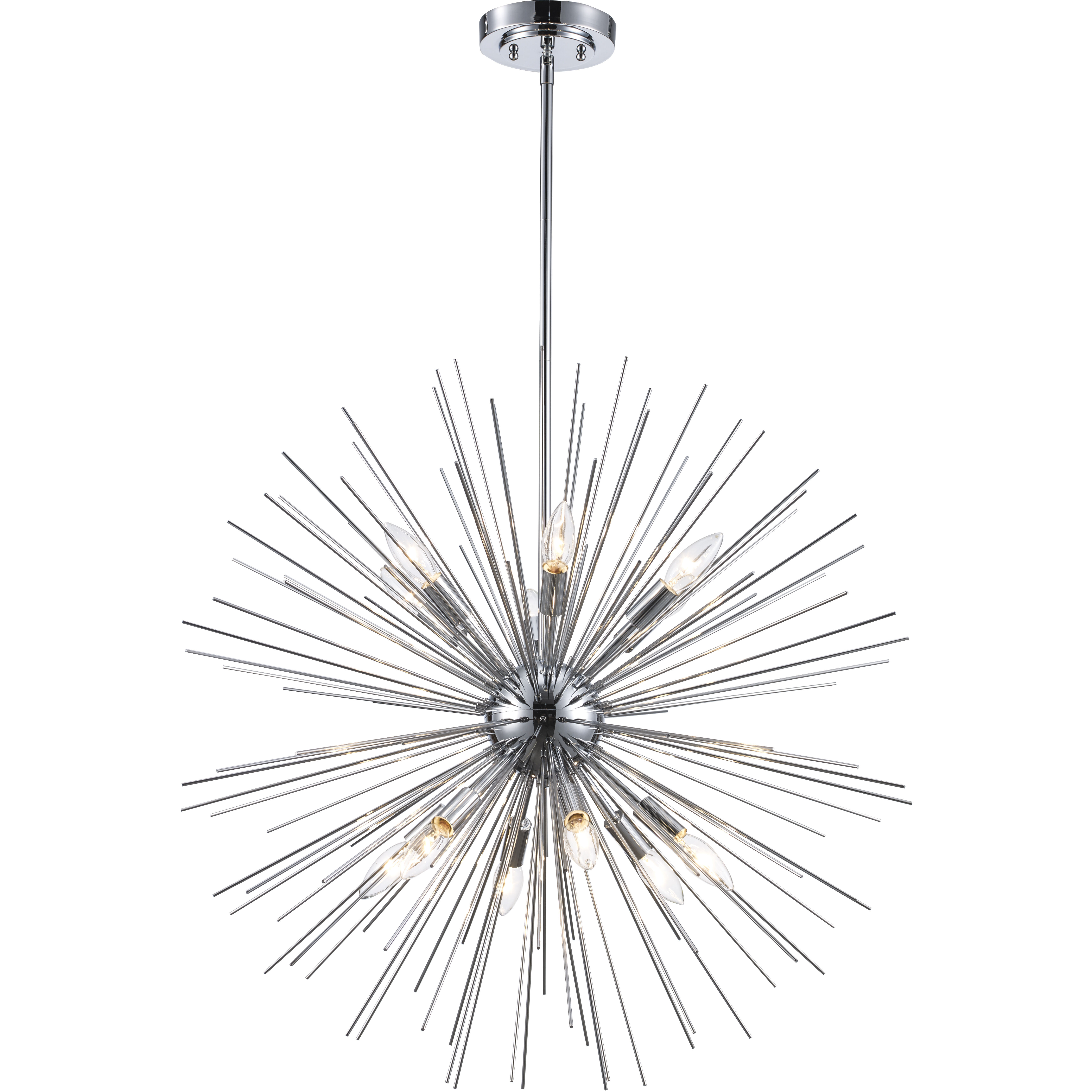 Collina 12 Light 29 inch Polished Chrome Pendant Ceiling Light