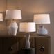 Tabor 27 inch Frosted Blue Reactive Table Lamp Portable Light