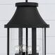 Bridger 4 Light 11.5 inch Black Outdoor Hanging Lantern
