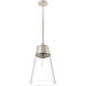 Wentworth 1 Light 11.5 inch Polished Nickel Pendant Ceiling Light