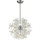 Snowburst 7 Light 20 inch Polished Chrome Chandelier Ceiling Light