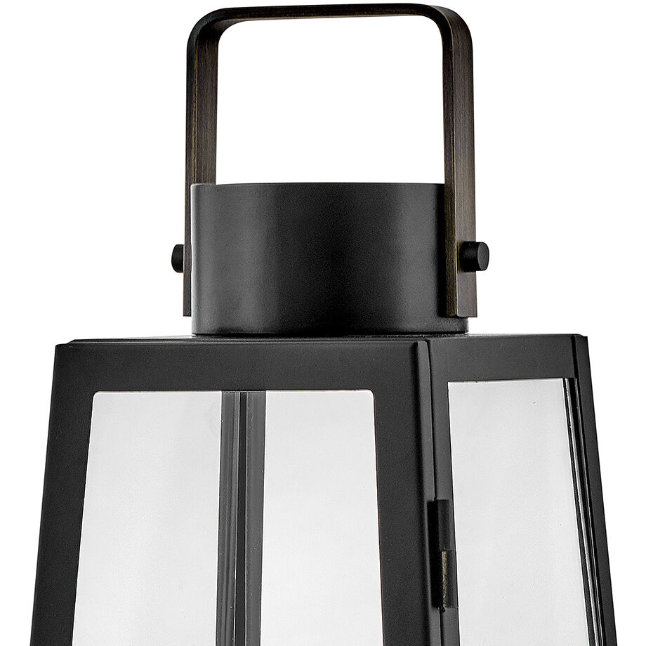 Hugh 7.5 inch Black Outdoor Lantern