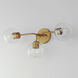 Knox 3 Light 24.25 inch Natural Aged Brass Bath Vanity Light Wall Light