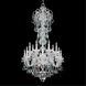 Olde World 14 Light Polished Silver Chandelier Ceiling Light in Radiance