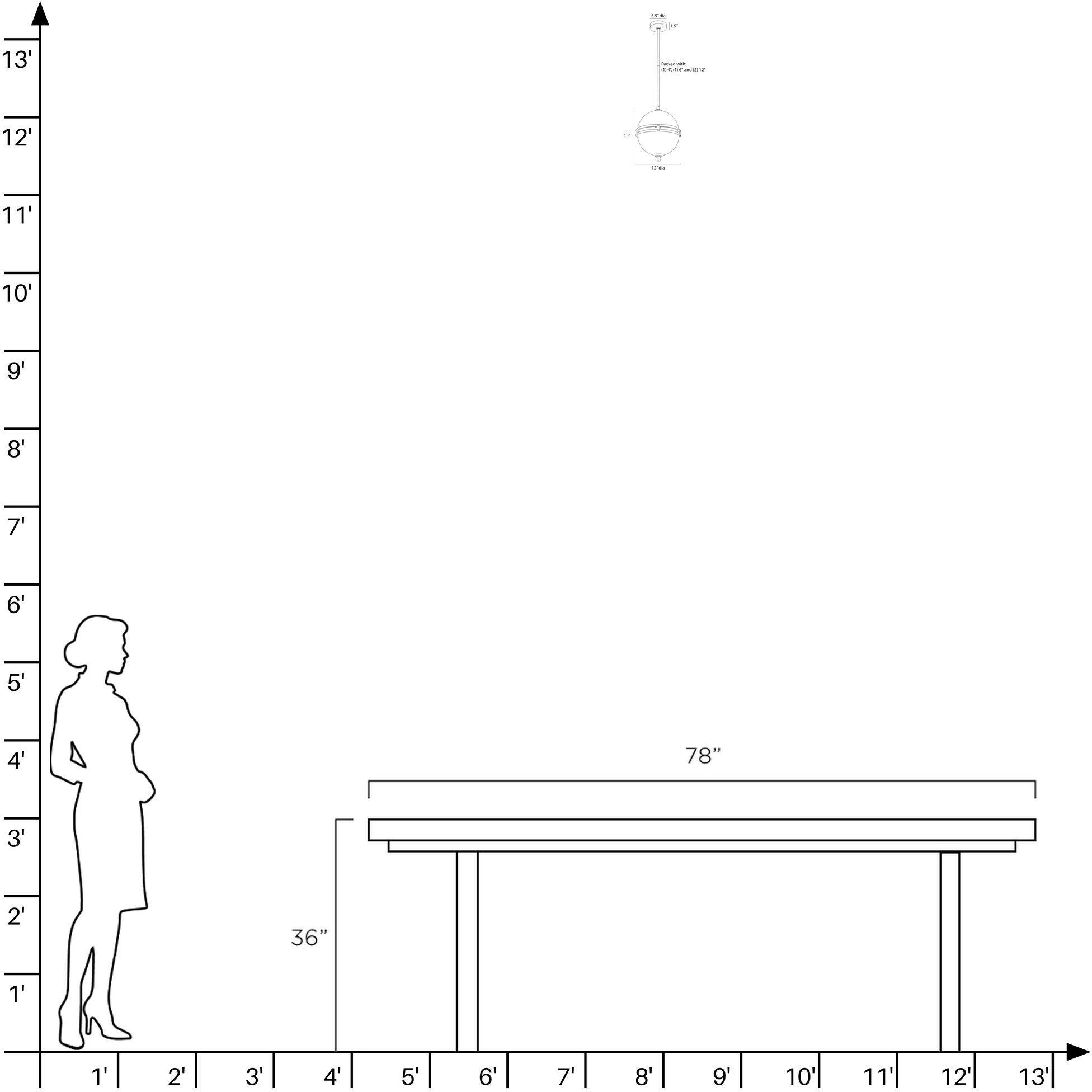 Irene 1 Light 12 inch Antique Brass Pendant Ceiling Light